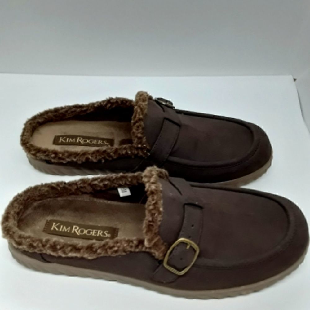 Kim Rogers Women's Remana Mules Size 8,5 Brown Color